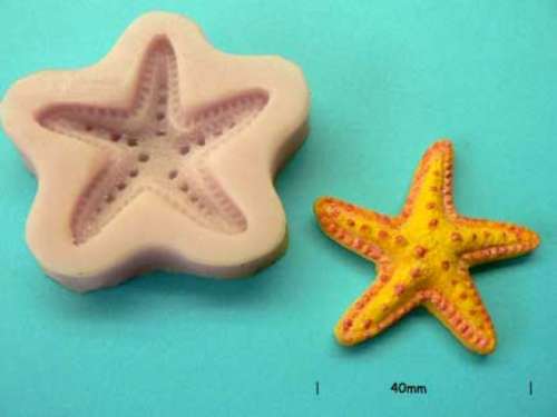 Starfish Silicone Mould - Click Image to Close